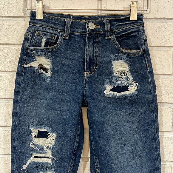 Justice Mini Mom Jean Girls Jeans size 10 - Picture 3 of 6